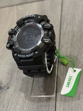 SMAEL 8050 Digital Sport Watch Black New With Tags